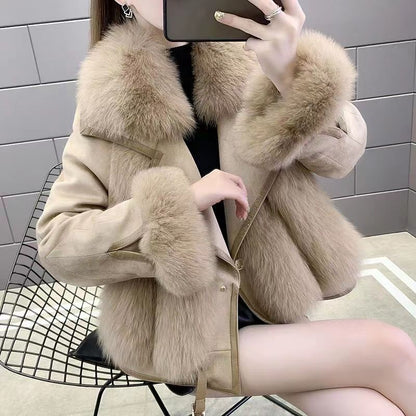 Fur Women's Fur Imitation Fox Fur Jacket