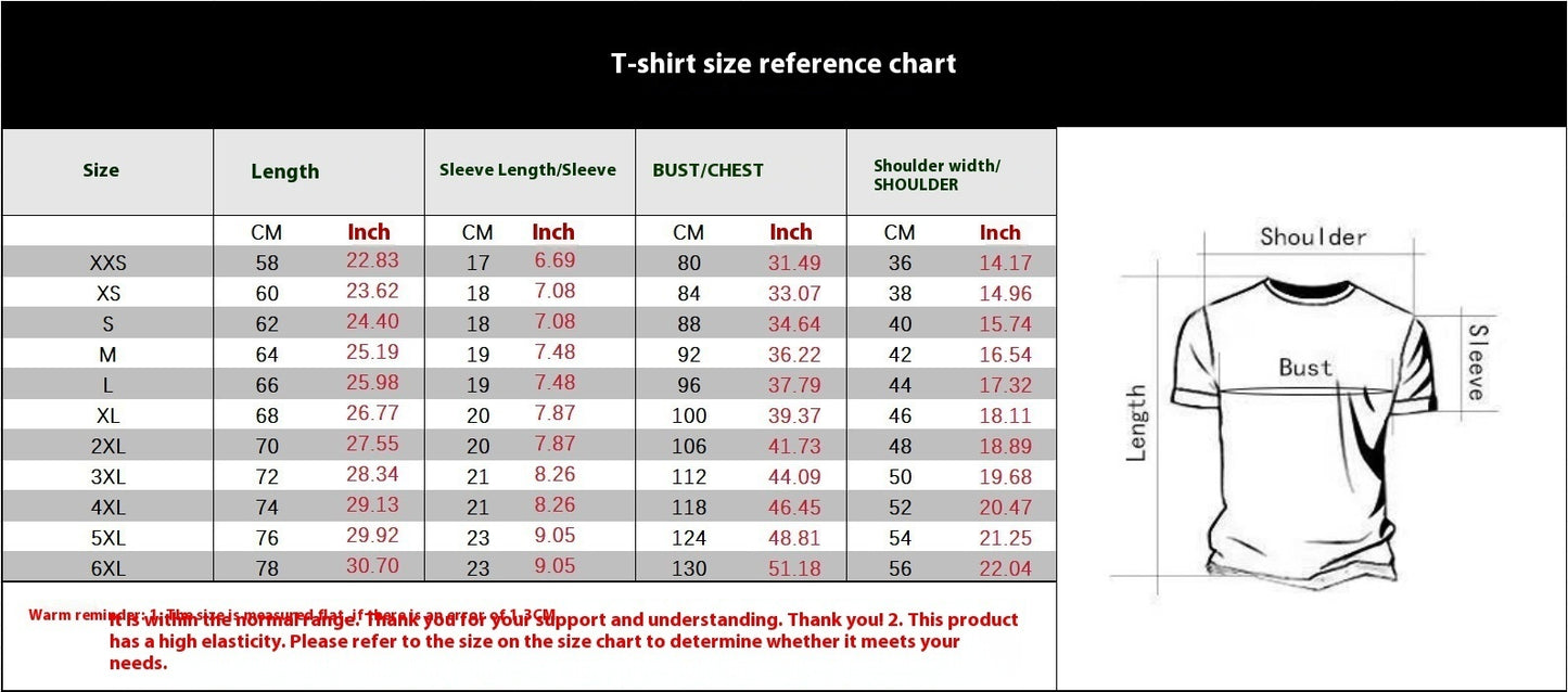 Digital Printing Tribe Beauty Fashion Brand Loose Short Sleeve Top