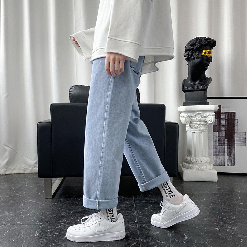 Men's Summer Loose All-matching Straight Jeans