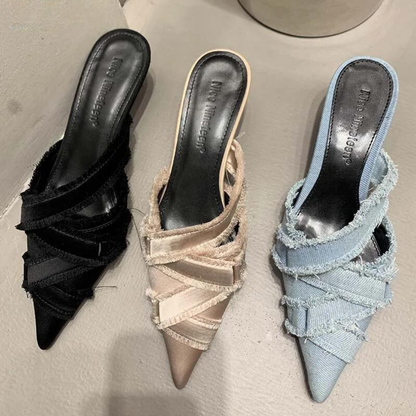 Abbey | Denim Pumps