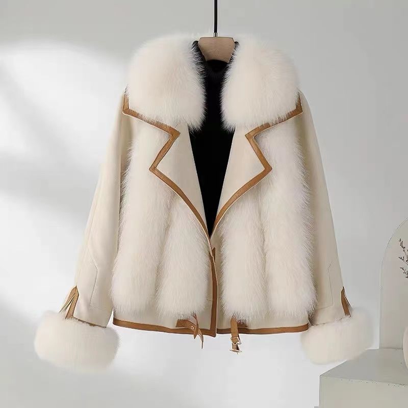 Fur Women's Fur Imitation Fox Fur Jacket