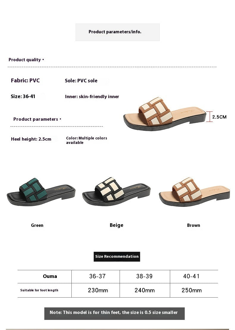 Fashion Women's Summer Non-slip Beach Casual Sandals