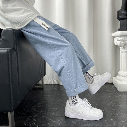 Men's Summer Loose All-matching Straight Jeans