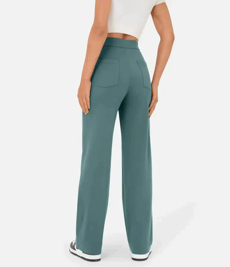 Floor | High-waisted elastische casual broek